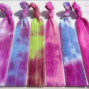 Elastic Hair Tie - Tie Dyed - The High Spirit Collection - Set of 6 - Hair Ties