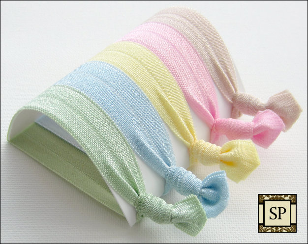 Hair Ties - Set Of 5 - The Spa Collection - Sweet Petites